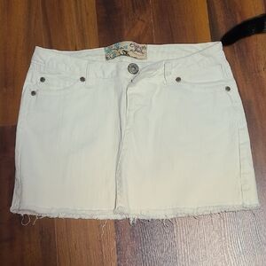 Celebrity Pink White Mini Skirt